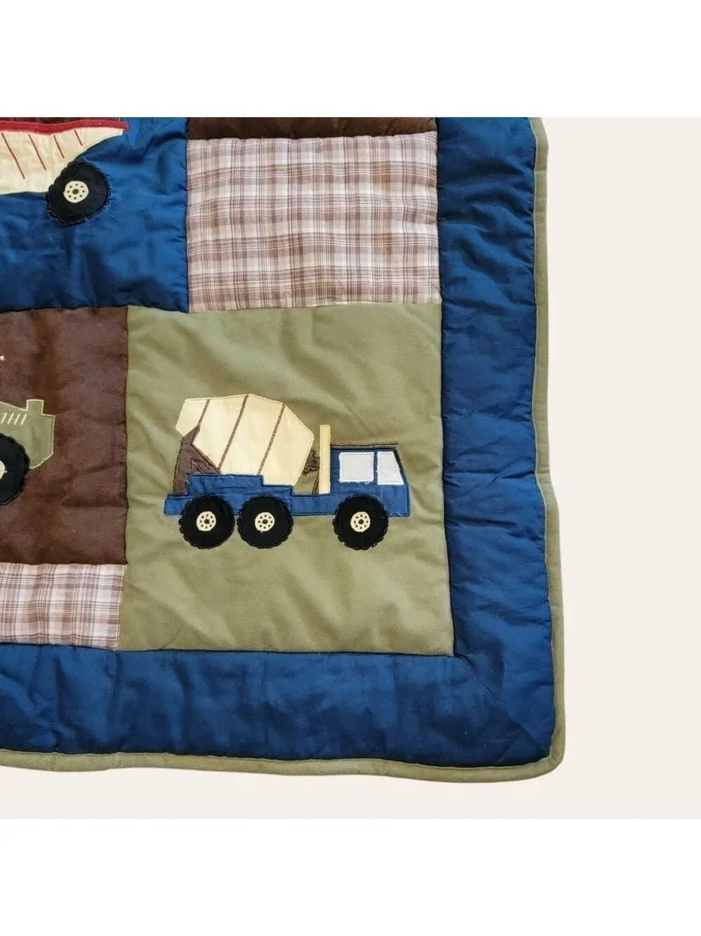 Sweet Jojo Designs Construction tools Baby Crib Nursery Quilt Blanket 35